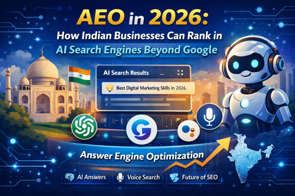 AEO in 2026 – ranking in AI search engines in India