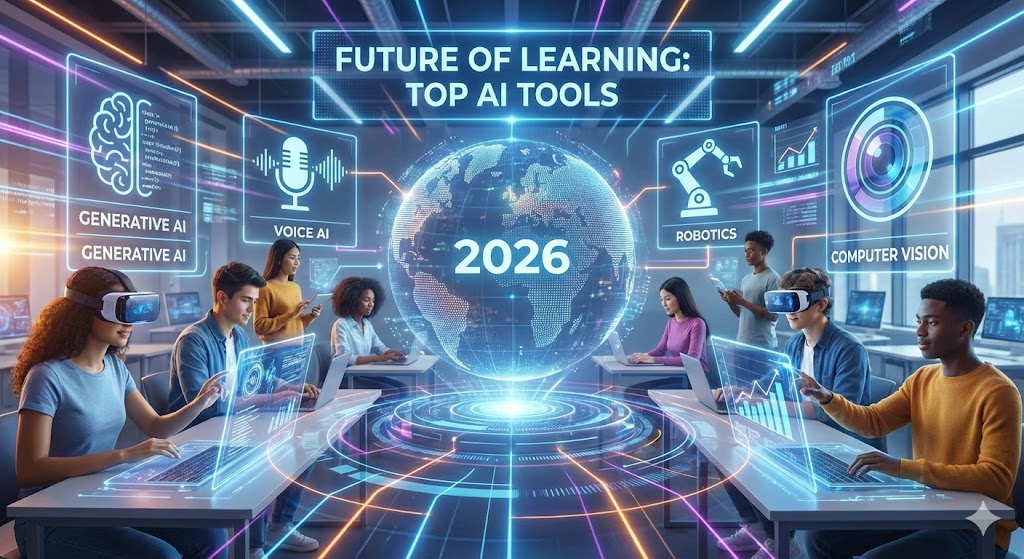 top 5 ai tools learn in 2026